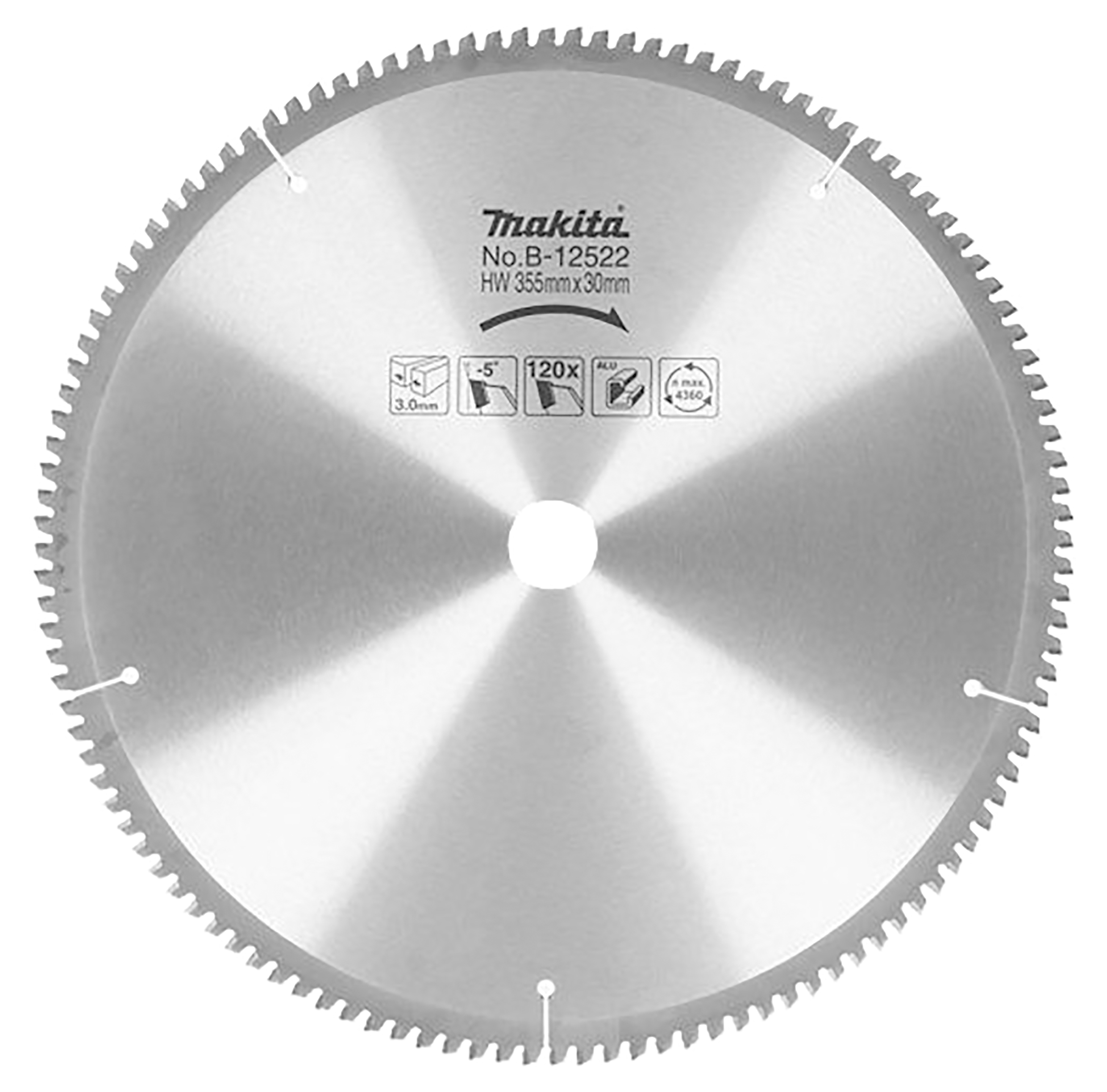 T.C.T SAW BLADE 355  (FOR ALUMINIUM)